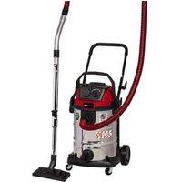 Einhell Corded Stainless Steel L Class Wet & Dry Vacuum Cleaner with Power Take Off 30L - 1400W
