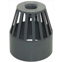 FloPlast Anthracite Grey Soil Pipe Vent Terminal - 110mm