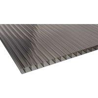 10mm Bronze Multiwall Polycarbonate Sheet - 2500 x 700mm