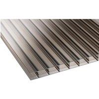 16mm Bronze Multiwall Polycarbonate Sheet - 2000 x 700mm