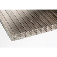 25mm Bronze Multiwall Polycarbonate Sheet - 2500 x 700mm