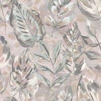 Holden Decor Aralia Pink Wallpaper - 10.05m x 53cm