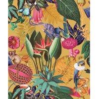 Holden Decor Wonderland Ochre Wallpaper - 10.05m x 53cm