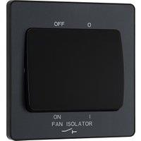 BG Evolve 10A Triple Pole Fan Isolator Switch - Matt Grey