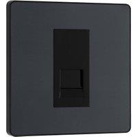 BG Evolve Secondary Single Telephone Socket - Matt Grey