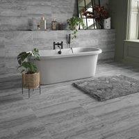 Wickes Everest Steel Porcelain Wall & Floor Tile - 600 x 300mm - Stone Effect