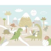 Origin Murals Dinosaur Land Natural Wall Mural - 3.5 x 2.8m