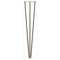 Rothley Antique Brass 3 Pin Hairpin Leg - 710mm - Pack of 4