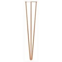 Rothley Polished Copper 3 Pin Hairpin Leg - 710mm - Pack of 4