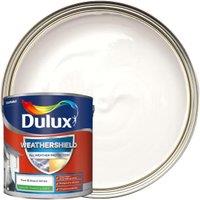 Dulux Weathershield All Weather Purpose Smooth Paint - Pure Brilliant White - 2.5L