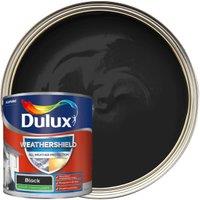 Dulux Weathershield All Weather Purpose Smooth Paint - Black - 2.5L