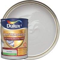 Dulux Weathershield Ultimate Protect Smooth Masonry Paint - Pale Slate - 5L