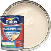 Dulux Weathershield All Weather Purpose Smooth Paint - Classic Cream - 5L