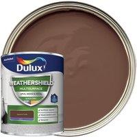 Dulux Weathershield Multi-Surface Paint - Hazelnut Truffle - 750ml