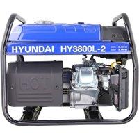 Hyundai HY3800L-2 115V/230V 210CC Long Run Petrol Generator - 3200W
