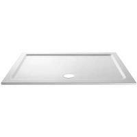 Wickes 40mm Pearlstone Rectangular Shower Tray - 1600 x 800mm