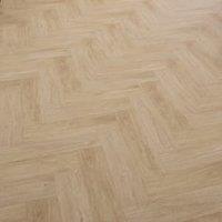 Lisbon Golden Oak Herringbone 8mm Laminate Flooring - 2.07m2