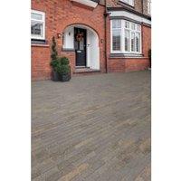 Marshalls Savanna Linear Pennant Grey Driveway Block Paving - 200 x 50 x 60mm - Pack of 800