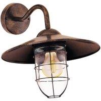 Eglo Melgoa Outdoor Wall Light - Antique Copper