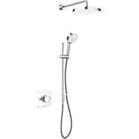Mira Evoco Dual Outlet Thermostatic Mixer Shower with HydroGlo Technology - Chrome