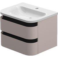 Duarti by Calypso Berrington Cashmere Glow Vanity with Whitley Basin - 600mm