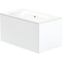 Duarti by Calypso Burford Powder White Vanity with Elsdon Basin - 800mm