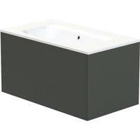 Duarti by Calypso Burford Ash Grey Vanity with Elsdon Basin - 800mm