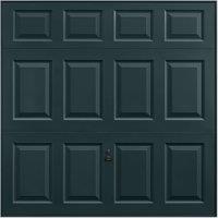 Garador Beaumont Panelled Framed Retractable Garage Door - Anthracite Grey - 2134 x 1981mm