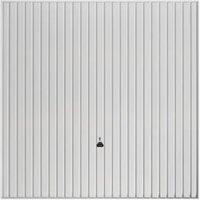Garador Carlton Vertical Frameless Retractable Garage Door - White - 2134 x 2136mm