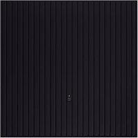 Garador Carlton Vertical Frameless Canopy Garage Door - Black - 2286 x 2136mm