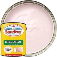 Sandtex Ultra Smooth Masonry Paint - Somerset Pink - 5L
