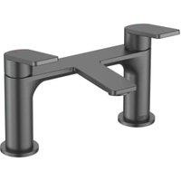 Bristan Frammento Bath Filler Tap - Brushed Anthracite