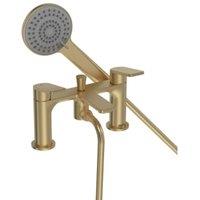 Bristan Frammento Bath Shower Mixer Tap - Brushed Brass