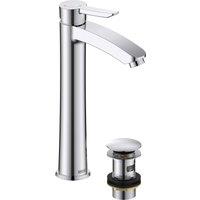Bristan Apelo Cold Start Tall Basin Mixer with Clicker Waste - Chrome
