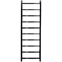 Towelrads Diva Brushed Black Chrome Dry Electric Non Thermostatic Towel Radiator - 1500 x 500mm