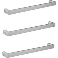 Towelrads Elcot Brushed Stainless Dry Electric Towel Bars - 630mm