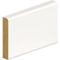 Wickes Pencil Round Fully Finished White Architrave - 14.5 x 44 x 2100mm - Pack of 5