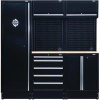 BUNKER Modular 11 Piece Storage Combo with Hardwood Worktop