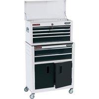 Draper RCTC6/W White Combined Roller Cabinet & 6 Drawer Tool Chest