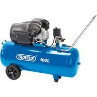 Draper DA100/412TV 100L Direct Drive V-Twin Air Compressor - 2.2kW
