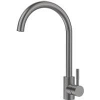 Wickes Perugia Single Lever Stainless Steel Tap - Gun Metal