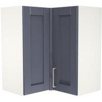 Wickes Ohio Navy L-Shape Corner Wall Unit - 625mm