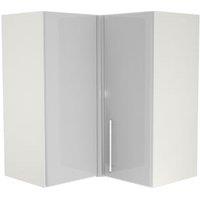 Wickes Orlando Grey L-Shape Corner Wall Unit - 625mm