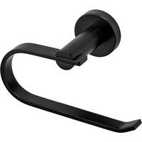 Croydex Flexi Fix Metra Toilet Roll Holder - Black