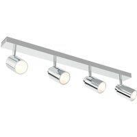 Sensio Tandy Chrome Bathroom Ceiling Light - 130mm