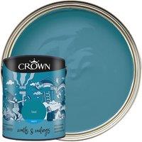 Crown Matt Emulsion Paint - Teal - 5L