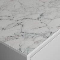 Stratus Albina Marble Compact Splashback 3050 x 900 x 3mm