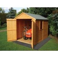 Shire Warwick Apex Tongue & Groove Double Door Shed - 8 x 6ft