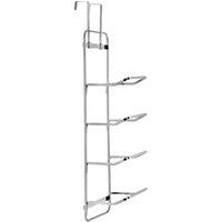 Croydex Hook Over Door Chrome Towel Rack - 710 x 140mm