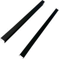 Aluminium Dark Grey Base & Topper Rail Pack - 1750mm